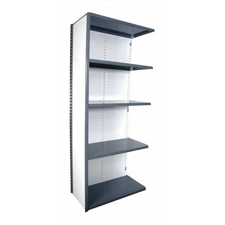 EQUIPTO 673-7A-GY V-GRIP CLOSED SHELF ADD ON UNIT