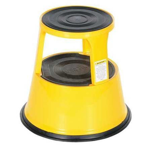 VESTIL STEP-17-Y ROLLING STEP STOOL - YELLOW - STEP-17-Y