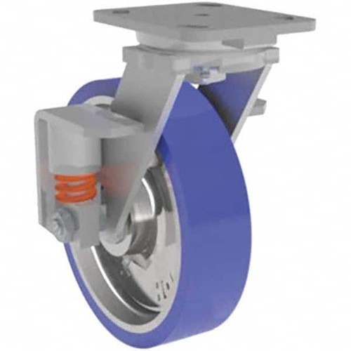 HAMILTON S-SPWH-8SPB-2 SWIVEL SPRING,LOADED WH 8X2 POLY-SOFT