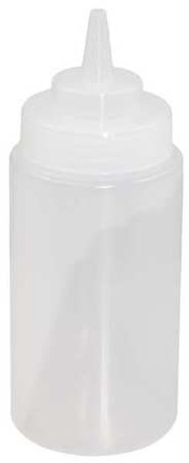 CRESTWARE SB16CW SQUEEZE BOTTLE PLASTIC CLEAR 16 OZ. PK12