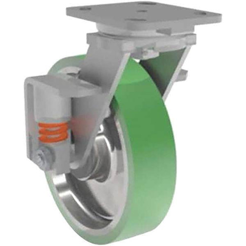 HAMILTON S-SPWH-8DT-2 SWIVEL SPRING,LOADED WH 8X2 DURALAST