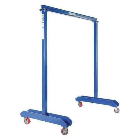 GRAINGER GLOBAL SOURCING FPG-20 PORTABLE GANTRY CRANE STEEL BLUE 2000LB.