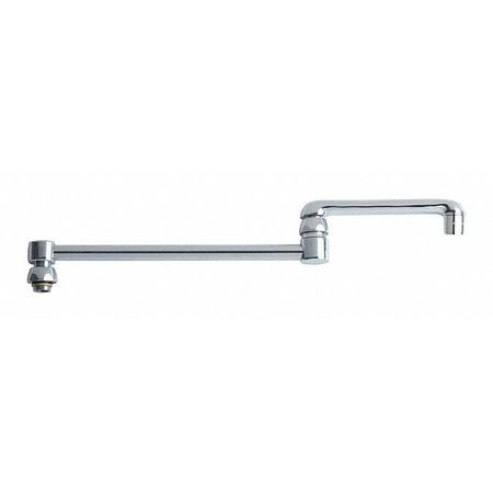 CHICAGO FAUCETS DJ18E35JKABCP 18IN DOUBLE-JOINTED SWING SPOUT