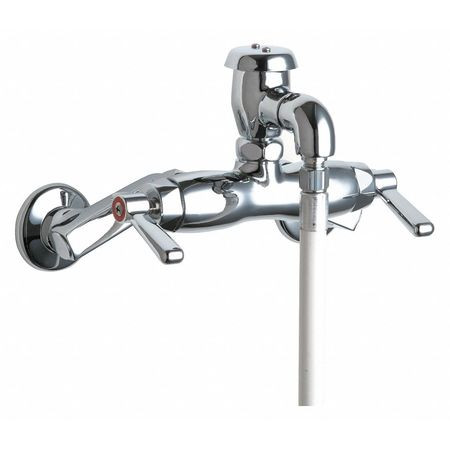 CHICAGO FAUCETS 956-R853CP HOT AND COLD WATER SINK FAUCET