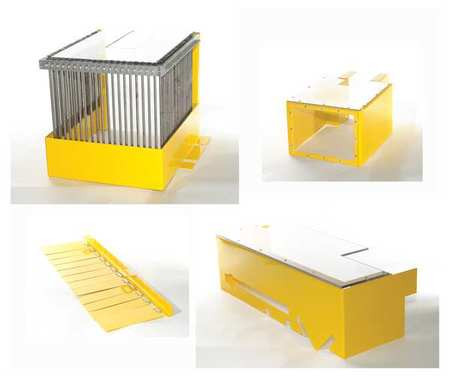 FERNDALE MACHINERY IR-P50-01 MACHINE GUARD STEEL POLYCARBONATE YELLOW