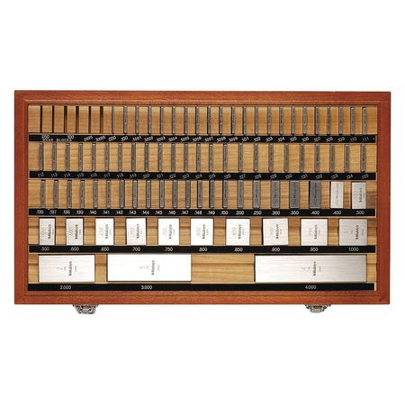 MITUTOYO 516-402-26 81 PIECE, 0.05 TO 4", GRADE 0, STEEL GAG