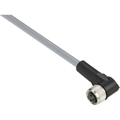 TELEMECANIQUE XZCPV0666L5 CORDSET PVC FEMALE M8 3P 90D 5M