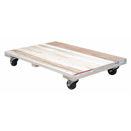 VESTIL HDOS-2436-9 HARDWOOD DOLLY - SOLID DECK
