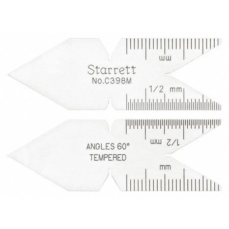 STARRETT C398M CENTER GAGE- METRIC - ALT NUMBER - 51478