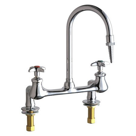 CHICAGO FAUCETS 946-CP HOT AND COLD WATER INLET FAUCET