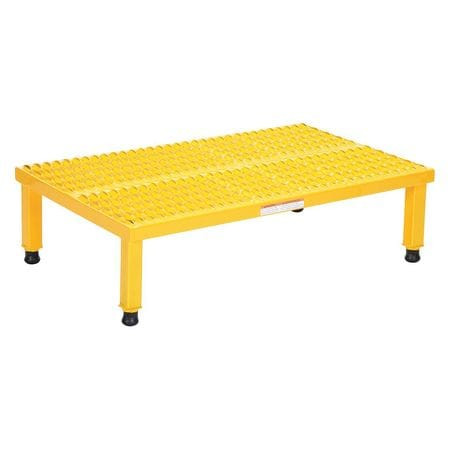 VESTIL AHW-H-2436 9" HIGH X 24" WIDE X 36" DEEP, YELLOW ST
