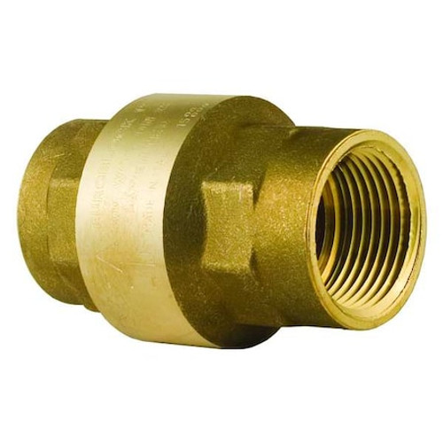 BONOMI 100012LF-1/4" SPRING CHECK VALVE BRASS 1/4 FNPT