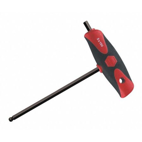 WIHA TOOLS 33454 8MM HEX, T-HANDLE CUSHION GRIP, HEX KEY