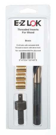 E-Z LOK EZ-400-M3 THREAD INSERT KIT BRASS SIZE M3 X 0.5