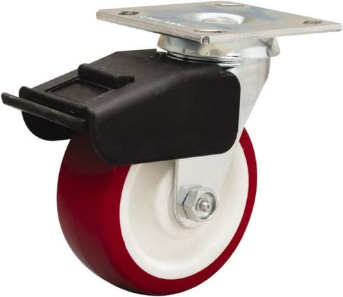 HAMILTON S-BC-5NF SWIVEL CASTER,BC 5X2 POLY-TECH WHEEL
