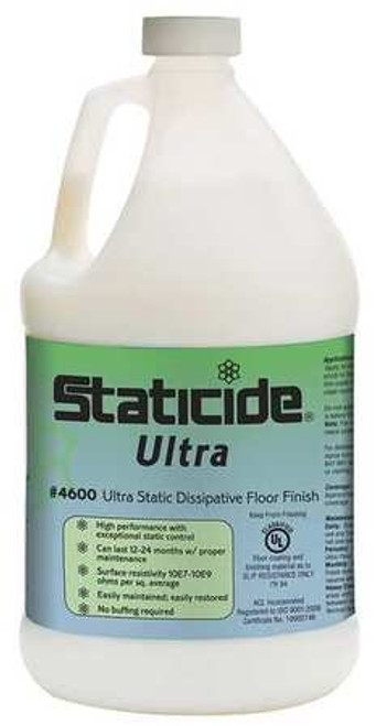 ACL STATICIDE 4600-1 FLOOR FINISH ESDA 20.20 STANDARDS 1 GAL.