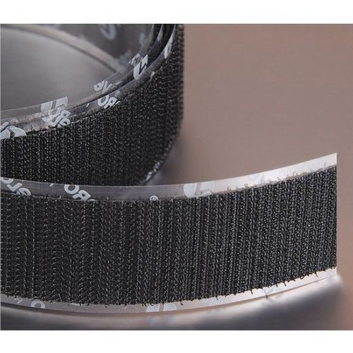 VELCRO 189461 RECLOSABLE FASTENER BLK 1-1/2 W