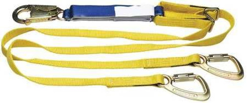 WERNER CO C411302 DECOIL ADJUSTABLE TWINLEG LANYARD D 6FT