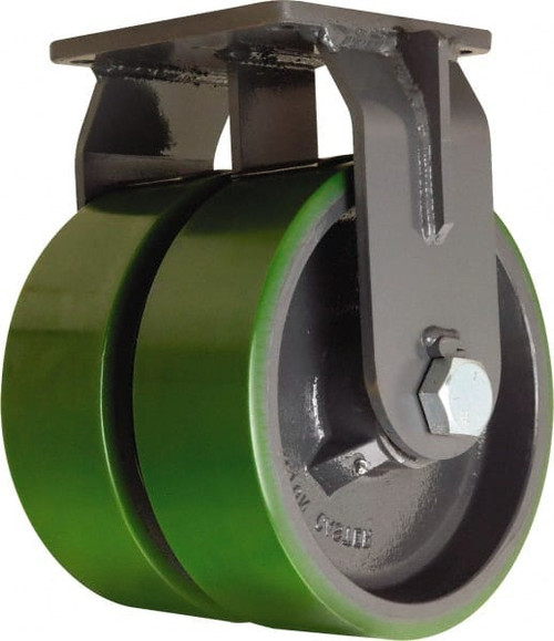 HAMILTON R-MDD-12DH RIGID CASTER,MDD DUAL 12X3 DURALAST