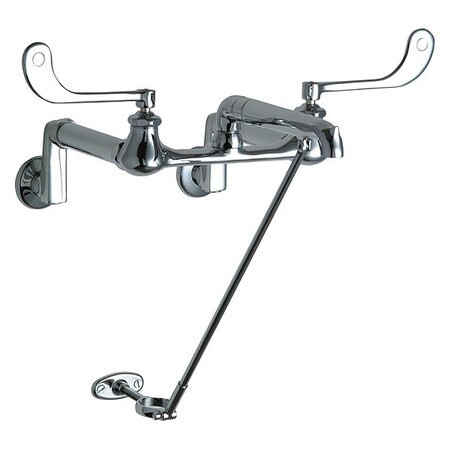 CHICAGO FAUCETS 815-CP HOT AND COLD WATER SINK FAUCET