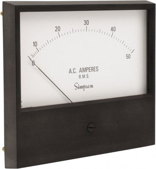SIMPSON ELECTRIC 17749 PANEL METER 2154MD0-50 ACA 4.5 UL CENT