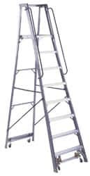 LOUISVILLE LADDER AP5008 PLATFORM STEPLADDER 8 FT. ALUMINUM IA