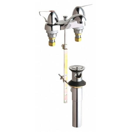 CHICAGO FAUCETS 797-1000ABCP HOT AND COLD WATER SINK FAUCET