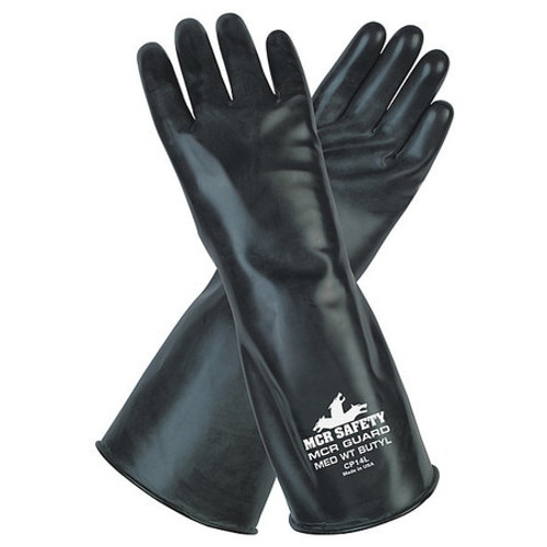 MCR SAFETY CP14M UNSUPPORTED BUTYL GLOVE,14,14 MIL MCR SAFETY CP14M UNSUPPORTED BUTYL GLOVE,14,14 MIL