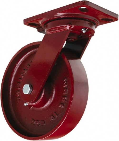 HAMILTON S-EHS-8MB SWIVEL CASTER,EHS 8X2 METAL-BB