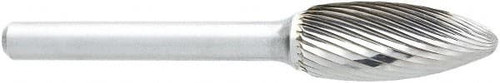 OSG 951-6250 FLAME BUR,5/8",CARBIDE,SINGLE CUT