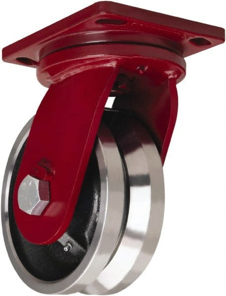HAMILTON S-EPSD-83FVT SWIVEL CASTER,EPSD 8X3 V-GROOVED