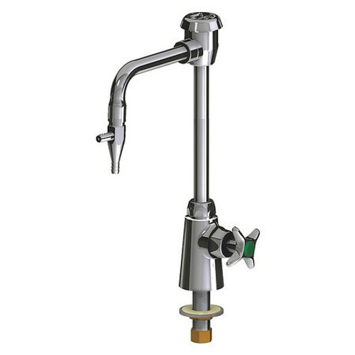 CHICAGO FAUCETS 928-E17CP SINGLE INLET COLD WATER FAUCET WITH