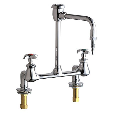 CHICAGO FAUCETS 947-CP HOT AND COLD WATER INLET FAUCET