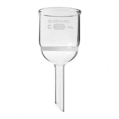 CHEMGLASS CG-1402-27 BUCHNER FUNNEL 600ML MEDIUM FRIT