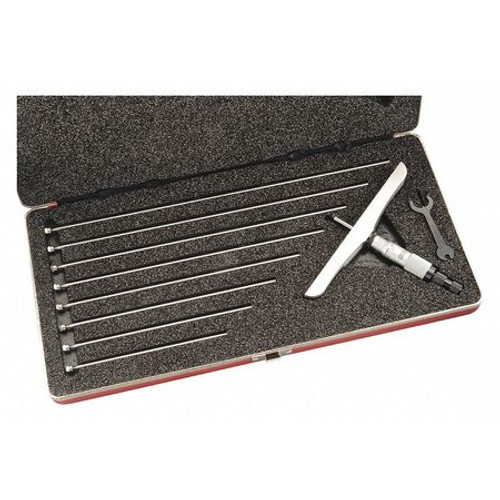 STARRETT 445DZ-9RL MICROMETER DEPTH GAGE 0-9"- 6" BASE - AL