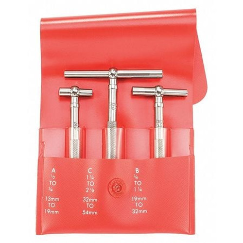 STARRETT S229FZ TELESCOPING GAGE SET 1/2"-2 1/8" RANGE -