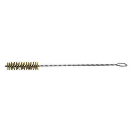 WESTWARD 45PF09 SINGLE SPIRAL TUBE BRUSH BRASS PK10