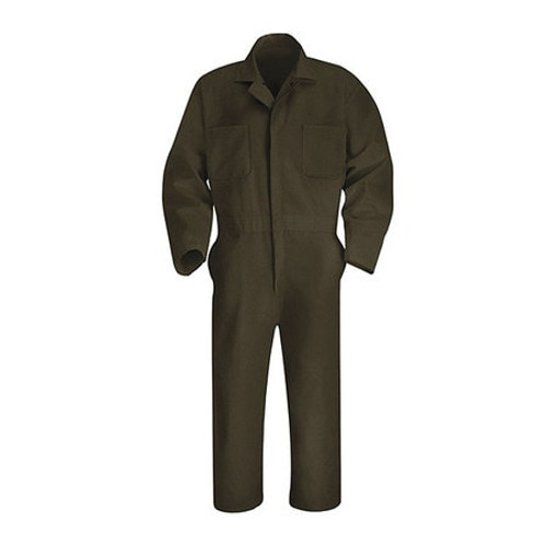 RED KAP CT10BN RG 54 MNS L/S BROWN ACTION BACK