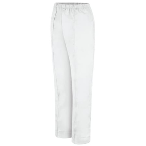 RED KAP PP73WH 24 32 WMNS WHITE FULL ELASTIC PANT RED KAP PP73WH 24 32 WMNS WHITE FULL ELASTIC PANT