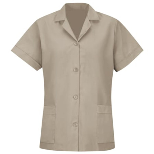 RED KAP TP23TN SS XL WMNS SS TAN POPLIN SMOCK