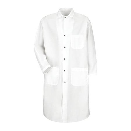 RED KAP KS58WH RG M MNS SPUN POLY BUTCH.COAT