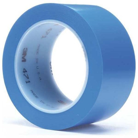 3M 70-0060-2091-4 VINYL TAPE BLUE 2 X 36 YD 5.2 MIL PK24