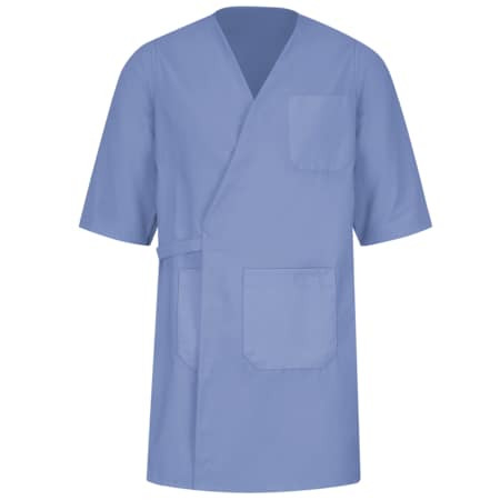 RED KAP WP10LB RG L UNISEX WRAP LT.BLUE POPLIN