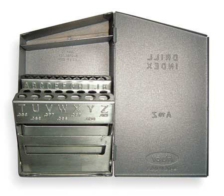 CHICAGO-LATROBE 57808 DRILL BIT CASE JOBBER HOLDS A-Z