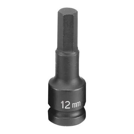 GREY PNEUMATIC 2912M 1/2" DRIVE X 12MM HEX DRIVER