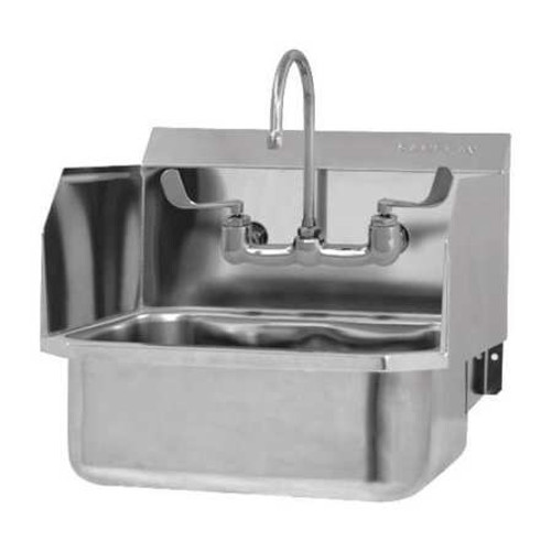 SANI-LAV 507FL-0.5 HAND SINK 19 IN.L SS WRIST BLADE HANDLES