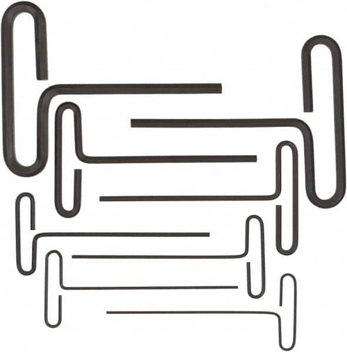 BONDHUS 15487 8 PIECE, LOOP T-HANDLE HEX KEY SET