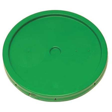 GRAINGER GLOBAL SOURCING ROP2100CVR-TT-GR PAIL LID,GREEN,TEAR TAB,1-3/16 IN. H