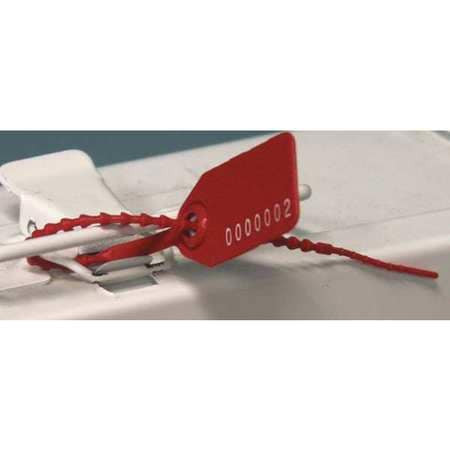 TYDENBROOKS V32541073-01-GRAI EQUILOK SEAL 7 L RED 7 DIGITS PK100