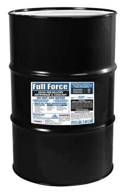 FULL FORCE FFAB51 ANTIFREEZE COOLANT 55 GAL. 50/50